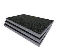Shadow Foam Trend Protransit Modular Storage 3-Drawer Set Foam Inserts (Grey 30mm)