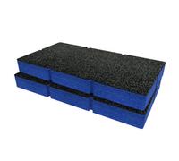 Shadow Foam Trend Tool Tote/organiser 100 Foam Inserts Cut And Peel Foam (Blue 50mm)