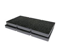 Shadow Foam Trend Tool Tote/organiser 100 Foam Inserts Cut And Peel Foam (Grey 30mm)
