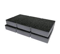 Shadow Foam Trend Tool Tote/organiser 100 Foam Inserts Cut And Peel Foam (Grey 50mm)