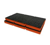 Shadow Foam Trend Tool Tote/organiser 100 Foam Inserts Cut And Peel Foam (Orange 30mm)