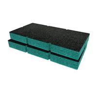 Shadow Foam Trend Tool Tote/organiser 100 Foam Inserts Cut And Peel Foam (Teal 50mm)