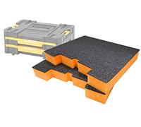 Shadow Foam TSTAK/ProStack Drawers Inserts - [Orange 50mm Twin Pack] Perfect fit for DeWalt TSTAK Drawers & Stanley Prostack Drawers | Fantastic for Hand Tools, Power Tools & Tool Storage