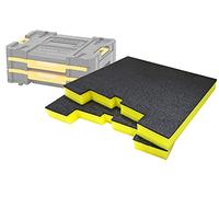 Shadow Foam TSTAK/ProStack Drawers Inserts - [Yellow 30mm Twin Pack] for DeWalt TSTAK Drawers & Stanley Prostack Drawers | Fantastic for Hand Tools, Power tools & Tool Storage