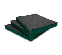 Shadow Foam Value Pack 3pcs - Foam Inserts for Tool Box Organisation - 600mm x 420mm - DIY Cut & Peel Sheets for Toolboxes, Tool Chests & Flight Cases - Lean, 5S (Teal, 50mm Depth)