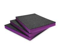 Shadow Foam Value Pack 3pcs - Foam Inserts for Tool Box Organisation - 600mm x 420mm - DIY Cut & Peel Sheets for Toolboxes, Tool Chests & Flight Cases - Lean, 5S (Purple, 50mm Depth)