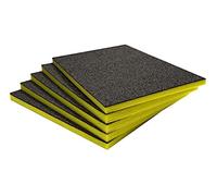 Shadow Foam Value Pack 5pcs - Foam Inserts for Tool Box Organisation - 600mm x 420mm - DIY Cut & Peel Sheets for Toolboxes, Tool Chests & Flight Cases - Lean, 5S (Yellow, 30mm Depth)