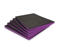Shadow Foam Value Pack 5pcs - Foam Inserts for Tool Box Organisation - 600mm x 420mm - DIY Cut & Peel Sheets for Toolboxes, Tool Chests & Flight Cases - Lean, 5S (Purple, 30mm Depth)