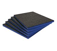 Shadow Foam Value Pack 5pcs - Foam Inserts for Tool Box Organisation - 600mm x 420mm - DIY Cut & Peel Sheets for Toolboxes, Tool Chests & Flight Cases - Lean, 5S (Blue, 30mm Depth)