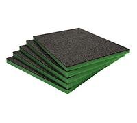 Shadow Foam Value Pack 5pcs - Foam Inserts for Tool Box Organisation - 600mm x 420mm - DIY Cut & Peel Sheets for Toolboxes, Tool Chests & Flight Cases - Lean, 5S (Green, 30mm Depth)
