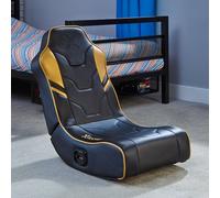 Shadow Gaming Chair with 2.0 Audio Speakers Floor Seat X Rocker Gold One Size