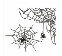 Shadow Halloween Spider Spider Web Metal Cutting Dies Sets for Card Making
