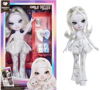 Rainbow High Shadow High Girl's Night - Natasha Zima - Greyscale 28cm Fashion Doll, White Hair & Silver Outfit with Accessories and Comb - For Collectors & Children Ages 6+