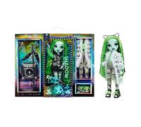 Shadow High Rainbow Vision Neon Shadow - HARLEY LIMESTONE - Neon Green Fashion Doll, Mix & Match Designer Outfits and Rock Band Accessories Playset - For Kids and Collectors Ages 6+