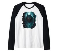 Shadow Hunter in the Ancient Forest a Legend on the Hunt Raglan Baseball Tee