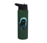 Shadow Hunter in the Ancient Forest a Legend on the Hunt Stainless Steel Insulated Water Bottle