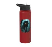 Shadow Hunter in the Ancient Forest a Legend on the Hunt Stainless Steel Insulated Water Bottle
