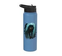 Shadow Hunter in the Ancient Forest a Legend on the Hunt Stainless Steel Insulated Water Bottle