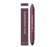 Shadow Liner 2in 1 Eyeliner Eyeshadow,Inelaborate Eye Shadow,2-in-1 Eye Makeup Eyeliner + Eyeshadow,Smudge-Proof,Waterproof Eye Shadow Highlighter Pen,Gentle & Smooth Application (Purple)