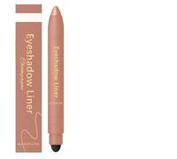 Shadow Liner Eyeliner,Shadow Liner 2 In 1 Eyeliner Eyeshadow,Waterproof Eyeshadow Stick,Smooth Eye L/iner Pencils,Easy to Color E/yeliner,Smudge-Proof E/ye Shadow S/tick,Smooth Makeup S/tick,Champagne