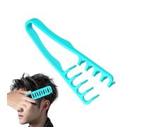 Shadow Men Styling Hair Brush | Detangler Hair Brush For Styling, Bang Root Lifting Tool Brush For Men, Bang Hair Volume Root Lifting Clip Comb Tool