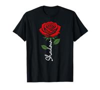 Shadow Mothers Day Floral Rose Minimalist Aesthetic T-Shirt
