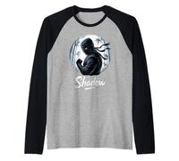 Shadow Ninja - Stealth Warrior Samurai Raglan Baseball Tee