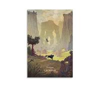Shadow of The Colossus Video Game Posters For Wall Decor Canvas Wall Art For Living Room Decor 16x24inch(40x60cm)