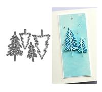 Shadow Pine Trees Die Cuts for Card Making, Plant Metal Cutting Dies for Paper Scrapbooking, DIY Stencils for Album Party Wedding Festivals Decoration