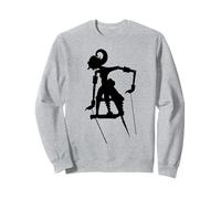Shadow Play: The Artful Silhouettes of Indonesian Wayang Sweatshirt