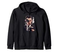 Shadow Power Elite Strategy Mindset Zip Hoodie