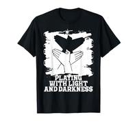 Shadow Puppet Playing with Light and Darkness Shadow Art T-Shirt