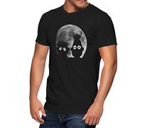 Shadow Puppets Moonlight Bert Ernie Men's V-Neck Men's T-Shirt Black