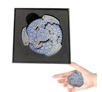 Shadow Roulette Spinner for DND Dice Set, Dragon Metallic D&D With Gift Case for RPG Role Playing Tabletop Game Gifts (Blue)