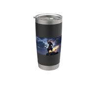 Shadow Samurai Warrior - Epic Japanese Sword Art Design Stainless Steel Insulated Tumbler