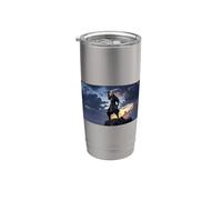 Shadow Samurai Warrior - Epic Japanese Sword Art Design Stainless Steel Insulated Tumbler