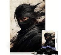 Shadow Warrior Graffiti Artwork 1000 Piece Jigsaw Puzzles for Adults Memory Boost Family Joy Pattern Assembly Santa Wish Pick 38x26cm