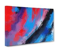 Shadow Words In Abstract Modern Art Canvas Wall Art Print Ready to Hang, Framed Picture for Living Room Bedroom Home Office Décor, 30x20 Inch (76x50 cm)