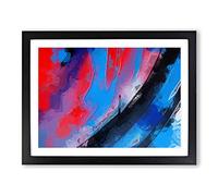 Shadow Words In Abstract Modern Art Framed Print | A4 Black Framed Wall Art | Ready to Hang | Abstract Positive Affirmations Picture | Living Room Bedroom Lounge Office