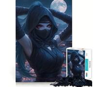 Shadowed Assassin 1000 Piece Jigsaw Puzzle for Teenagers Recall Upgrade Calm Mind Clear Cut Art Collectible 50x75cm