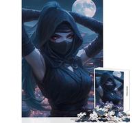 Shadowed Assassin Jigsaw for Teenagers 1000 Pieces Improve Mental Performance Effectively Gentle Relaxing Leisure Game (38X26cm)