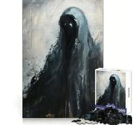 Shadowed Fear 1000 Piece Jigsaw Puzzles for Adults Jigsaw Think Toy Calm Relax Clean Cut Wall Art Decor 38x52cm