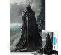 Shadowed Swordbearer 1000 Pieces Jigsaw Puzzles for Adults Recall Upgrade Stress Relief Tight Cut Santa Wish Pick 38x52cm