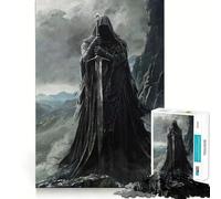 Shadowed Swordbearer Jigsaw Puzzles 1000 Piece for Teenagers Wise Think Toy Peaceful Fun Tight Cut 50x75cm