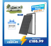 Renogy 200W ShadowFlux Anti-Shading N-Type Solar Panel Off Grid Solar Power for Motorhome, Shed, Campervan Caravan and Marine Boat