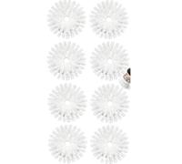 Shadowgallery Palm Brush Refills for OXO Good Grips Soap Dispensing Dish Brush - 8 Pack Cleaning Replacement Brush Head for OXO Palm Brush(White)