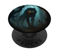 Shadowhunters in the darkest forest a legend wolf PopSockets Adhesive PopGrip