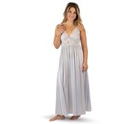 Shadowline Classy Nightgowns for Women, Elegant Women's Sleepwear - silver - 1X