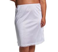 Shadowline Women's 2725X Plus Essentials 25 Inch Half Slip, White, 1x