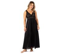 Shadowline Women's 31737 Nightgown, Black, 2X